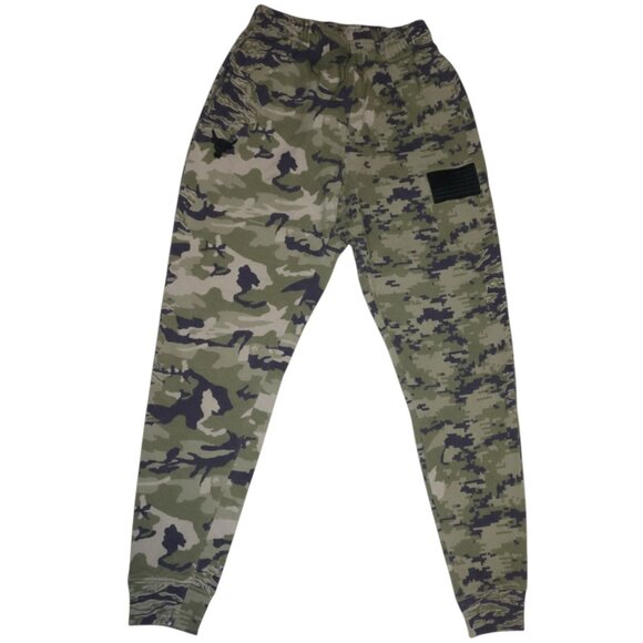 Under Armour Men Freedom Camo Jogger Pants Loungewear Military Streetwear - Picture 2 of 12